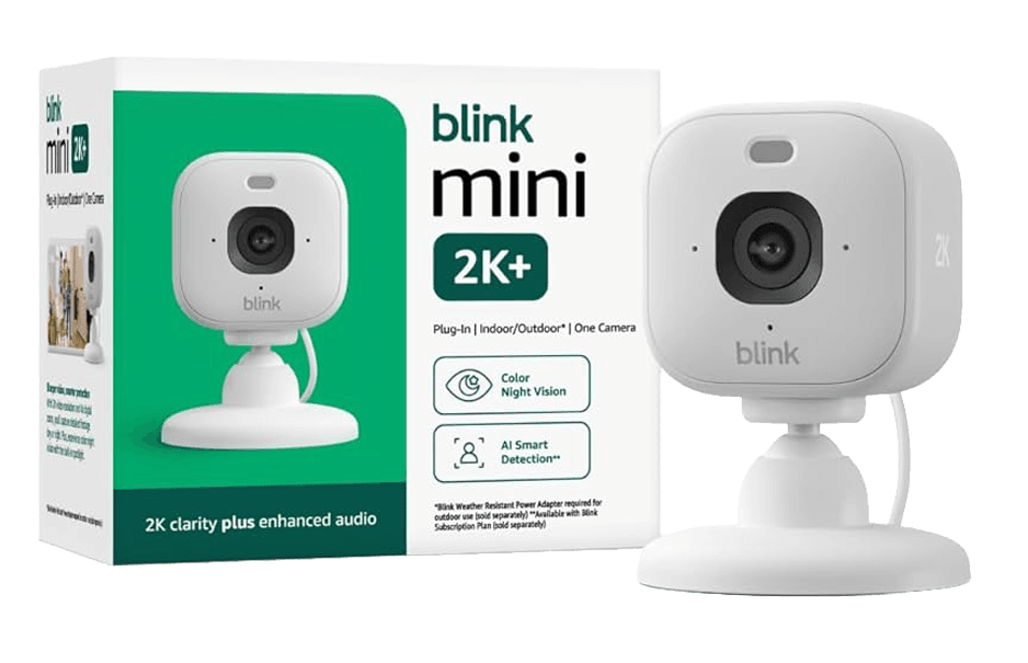 Blink Mini 2K+ 1 camera (White) view 1