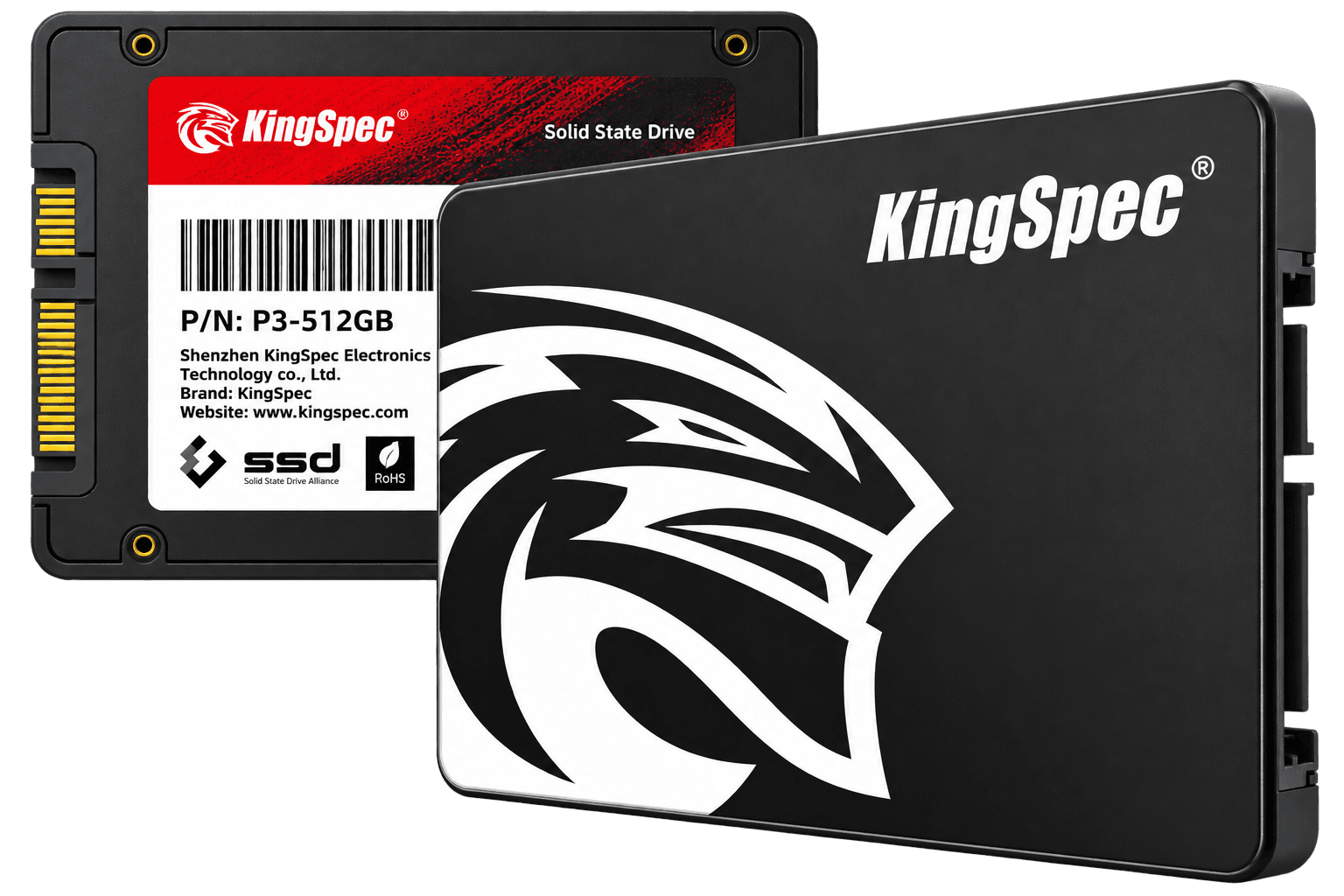 KingSpec 512GB SATA SSD view 1