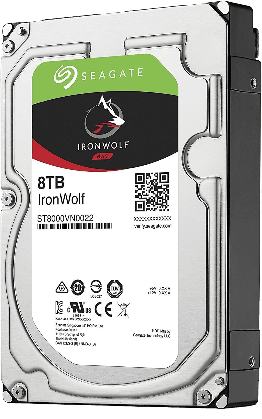 Green 8TB Seagate ironwolf