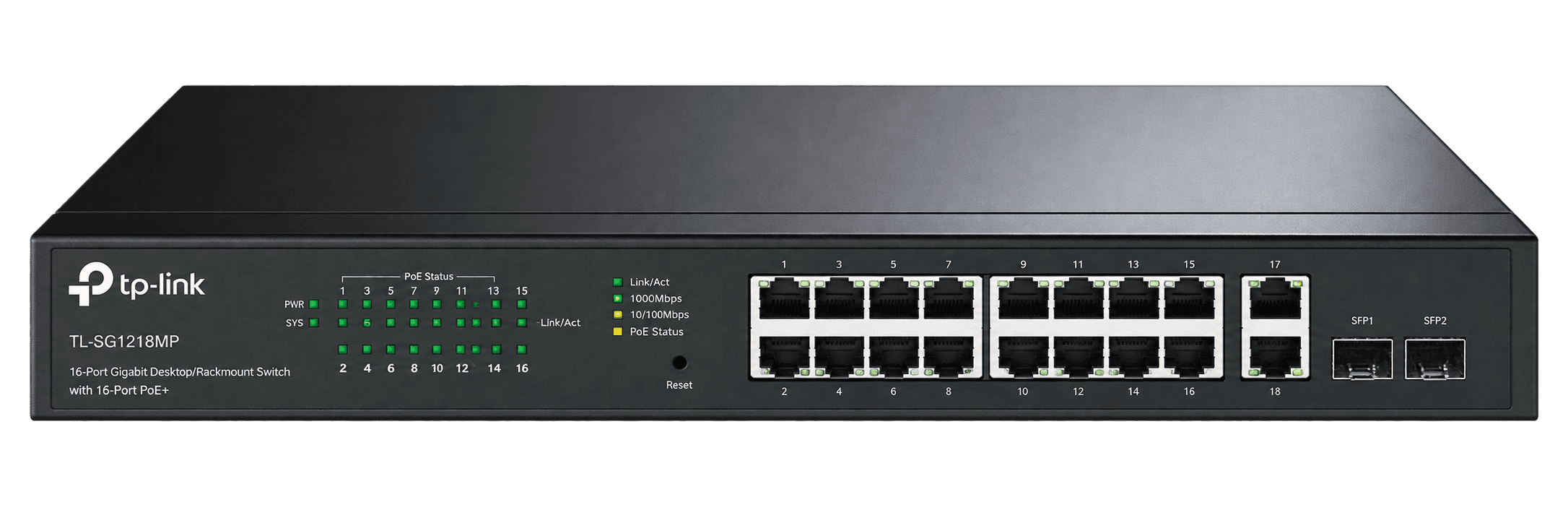 TP-Link TL-SG1218MP Gigabit PoE Switch
