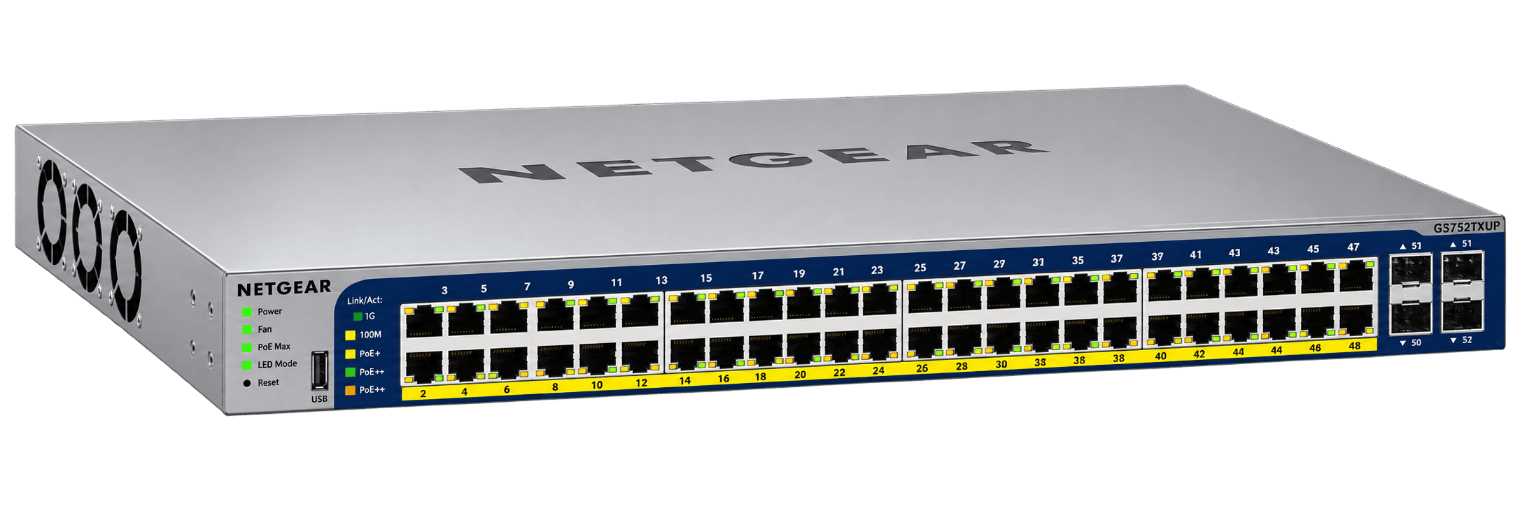 NETGEAR 52-port PoE Gigabit Switch