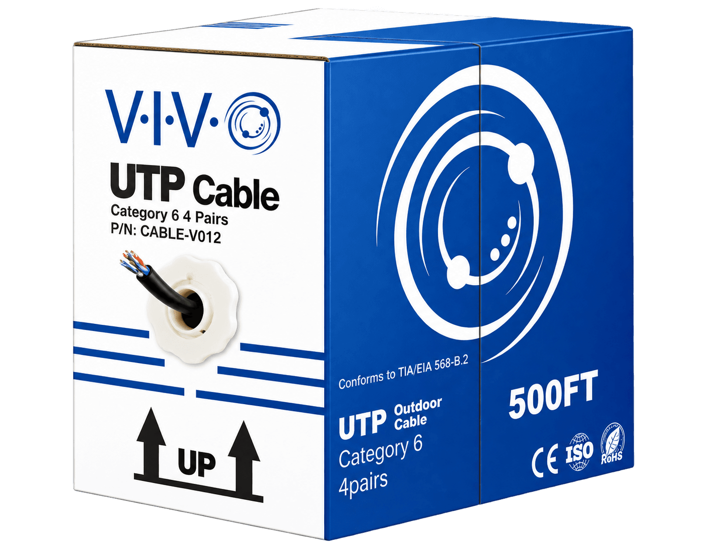 VIVO Cat6 UTP Cable Outdoor 500ft
