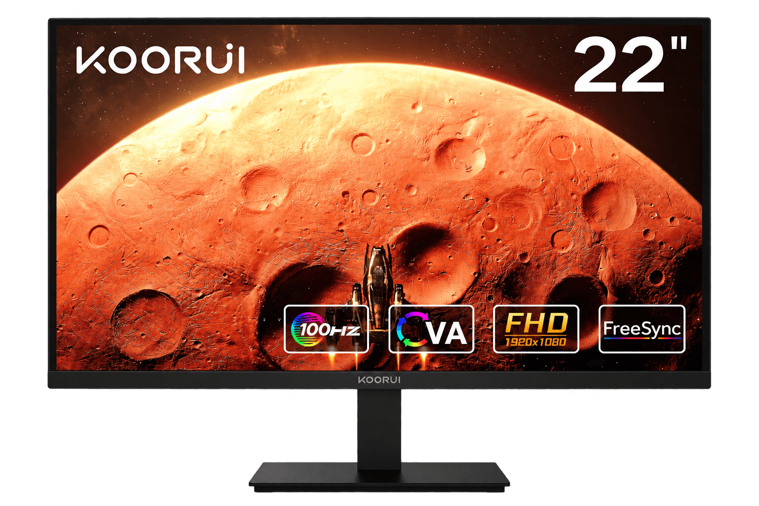 KOORUI Computer Monitor 22"