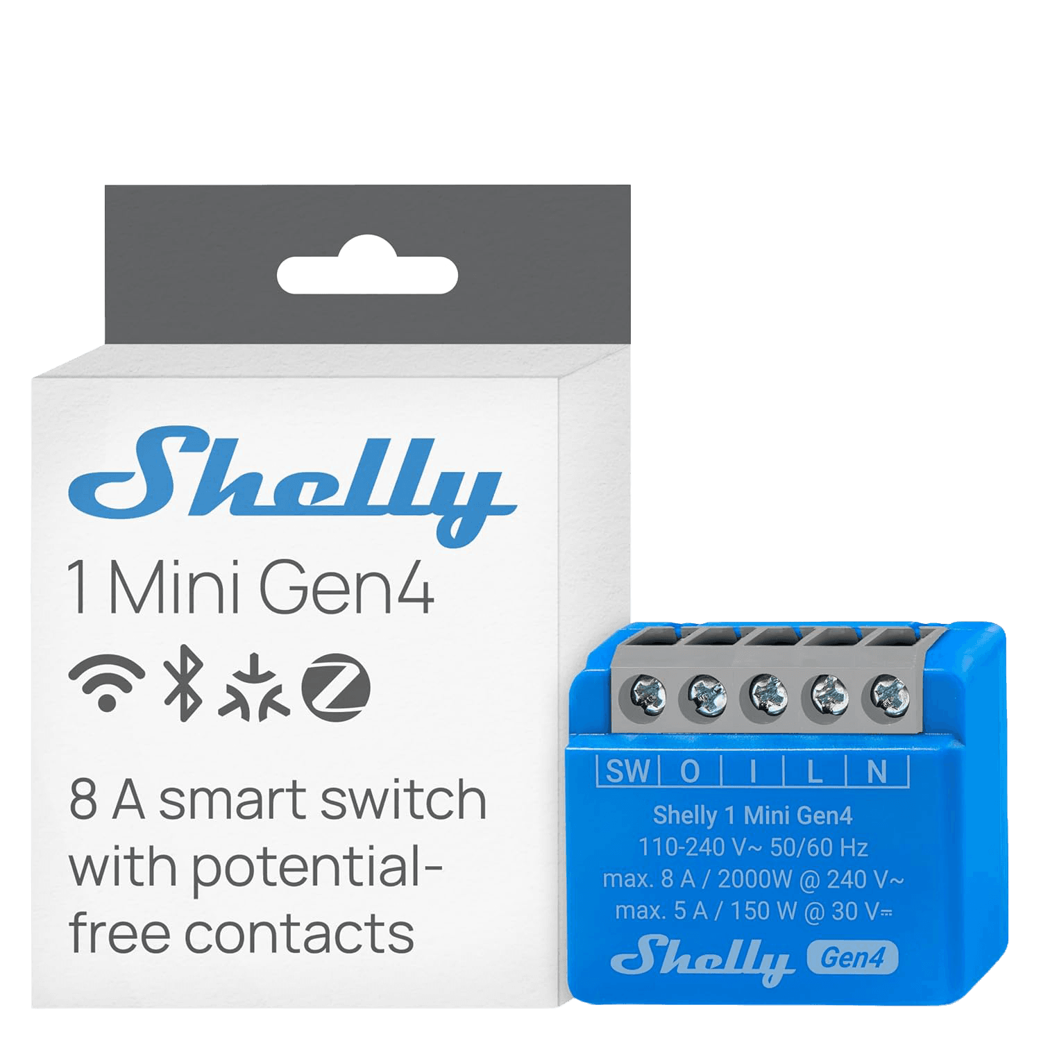 Shelly 1 Mini Gen4\WiFi Zigbee Smart Relay Switch