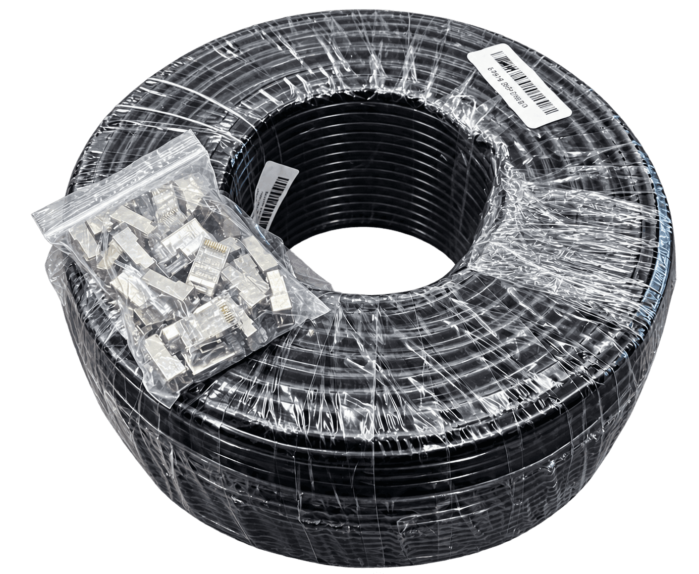 Cat6 Outdoor Ethernet Cable 500ft with RJ45 connectors